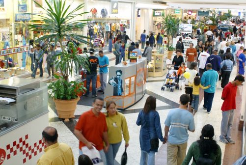 Compras de Natal no comércio